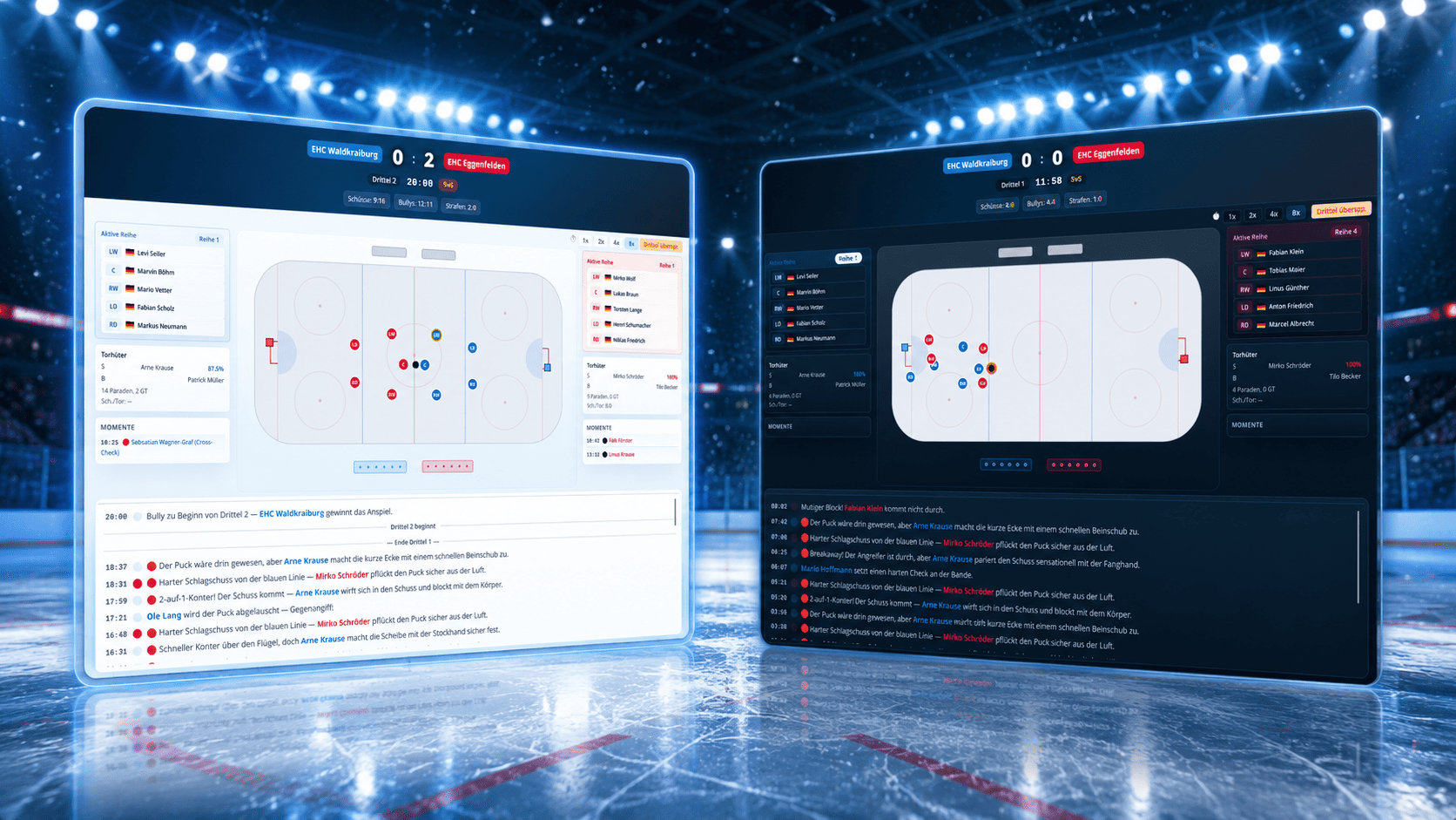 Nano Hockey Live-Spiel